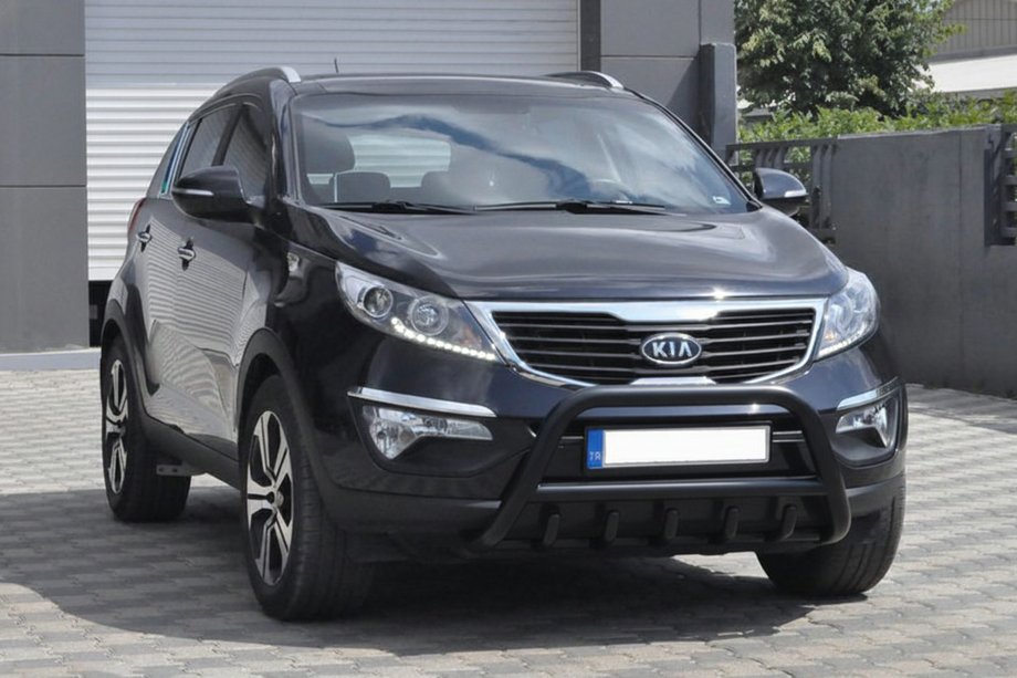 Kia Sportage 2010-2015 Parabulloni WT003 Nero (Acciaio Inox) Foto 4