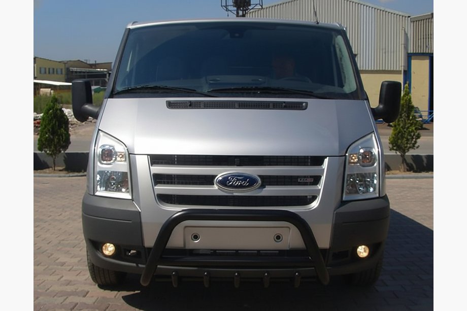 Ford Transit 2000–2014 Parabulloni WT003 Nero (2006-2014, Acciaio Inox) Foto 5
