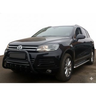 Parabullbar WT003 Nero Acciaio Inox Volkswagen Touareg 2010-2018 foto 3