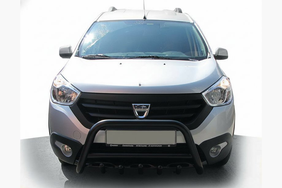 Dacia Dokker 2013-2022 Parabulloni WT003 Nero (Acciaio Inox) Image