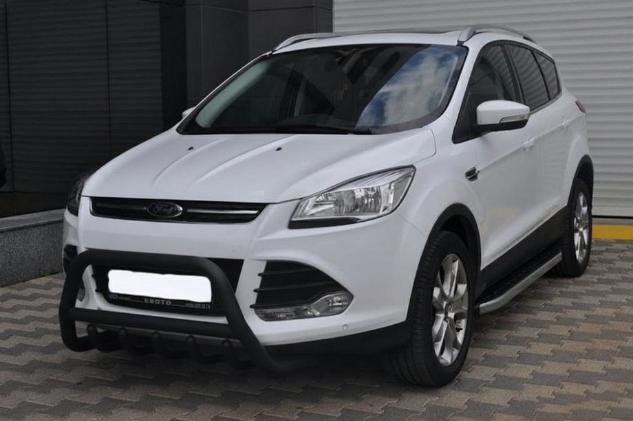 Ford Kuga/Escape 2013-2019 Parabulloni WT003 Nero (Acciaio Inox) Image