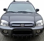Hyundai Santa Fe 1 2000-2006 Parabulloni WT003 Nero (Acciaio Inox) foto 3
