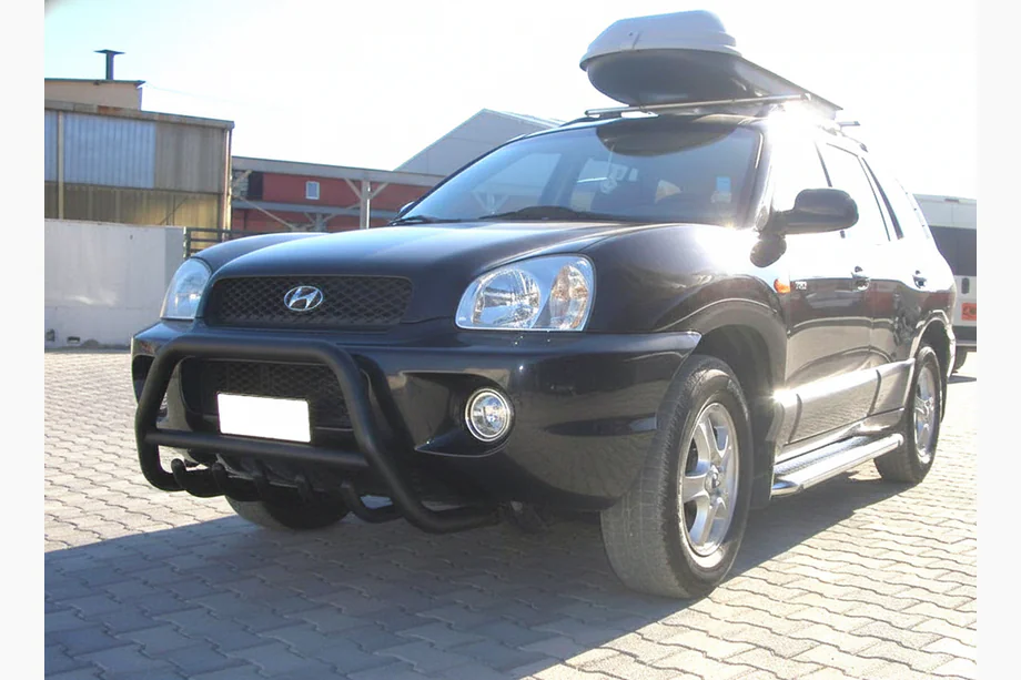 Hyundai Santa Fe 1 2000-2006 Parabulloni WT003 Nero (Acciaio Inox) Image