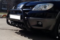 Mitsubishi Outlander 2001-2006 Parabulloni WT004 Nero (Acciaio Inox) foto 5