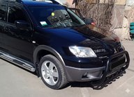 Mitsubishi Outlander 2001-2006 Parabulloni WT004 Nero (Acciaio Inox) foto 4
