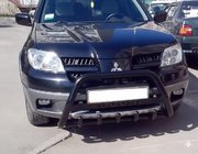 Mitsubishi Outlander 2001-2006 Parabulloni WT004 Nero (Acciaio Inox) foto 1