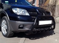Mitsubishi Outlander 2001-2006 Parabulloni WT004 Nero (Acciaio Inox) foto 3