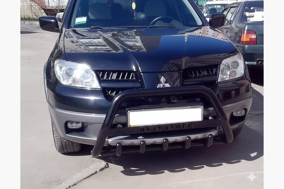 Mitsubishi Outlander 2001-2006 Parabulloni WT004 Nero (Acciaio Inox) Image