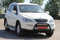 SsangYong Kyron 2005-2014 Parabullbar WT003 Nero Acciaio Inox foto 6