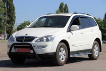 SsangYong Kyron 2005-2014 Parabullbar WT003 Nero Acciaio Inox foto 5