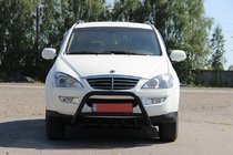 SsangYong Kyron 2005-2014 Parabullbar WT003 Nero Acciaio Inox foto 3