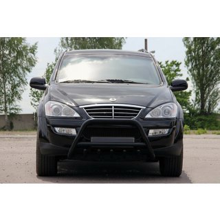 Parabullbar WT003 Nero Acciaio Inox SsangYong Kyron 2005-2014 foto 2