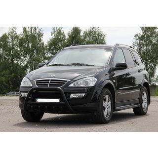Parabullbar WT003 Nero Acciaio Inox SsangYong Kyron 2005-2014 foto 1