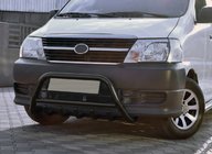 Toyota HiAce Parabullbar WT003 Nero Acciaio Inox foto 1
