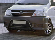 Toyota HiAce Parabullbar WT003 Nero Acciaio Inox foto 1