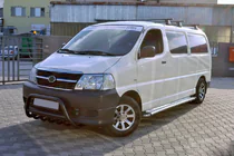 Toyota HiAce Parabullbar WT003 Nero Acciaio Inox foto 3