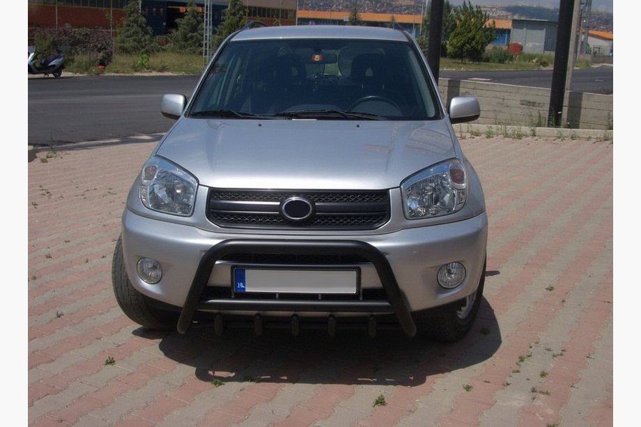 Toyota Rav 4 2001-2005 Parabullbar WT003 Nero Acciaio Inox Image