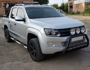 Volkswagen Amarok 2010-2022 Parabullbar WT003 Nero Acciaio Inox foto 8