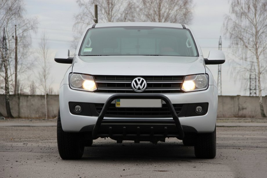Volkswagen Amarok 2010-2022 Parabullbar WT003 Nero Acciaio Inox Image