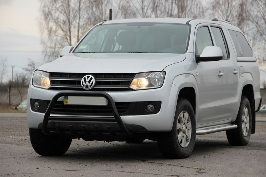 Volkswagen Amarok 2010-2022 Parabullbar WT003 Nero Acciaio Inox Foto 3