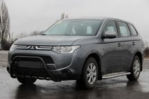 Mitsubishi Outlander 2012-2021 Parabulloni WT004 Nero (Acciaio Inox) foto 1