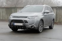 Mitsubishi Outlander 2012-2021 Parabulloni WT004 Nero (Acciaio Inox) foto 3