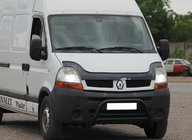 Opel Movano 2004-2010 Parabullbar Anteriore WT003 Nero (Acciaio Inox) foto 1