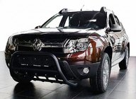 Renault Duster 2008–2017 Parabullbar senza scritta WT003 Nero (acciaio inox) foto 1
