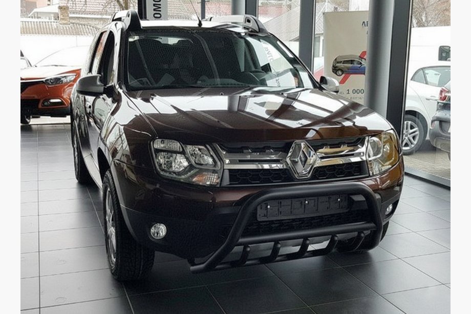 Dacia Duster 2008-2018 Parabullbar senza scritta WT003 Nero (acciaio inox) Foto 7