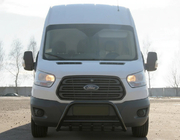 Ford Transit 2014- Parabulloni WT003 Nero (Acciaio Inox) foto 2