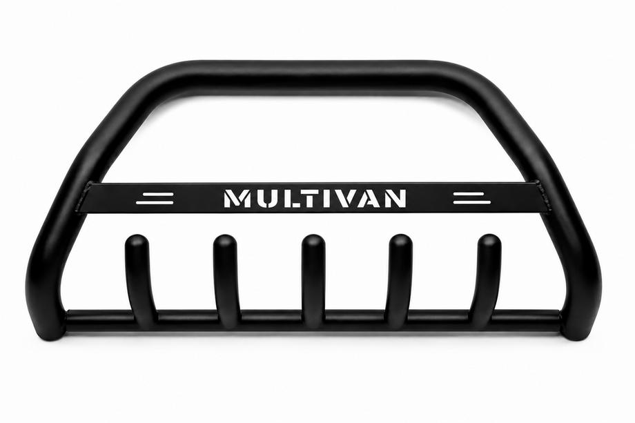 Volkswagen T4 Caravelle/Multivan 1990–2003 Parabulloni WT004 Nero (Acciaio Inox) Foto 6