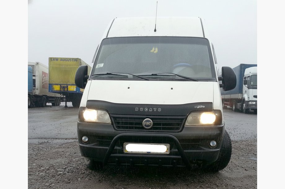 Fiat Ducato 1995-2006 Parabulloni WT003 Nero (Acciaio Inox) Image