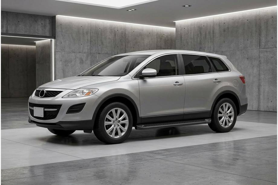Mazda CX-9 2007-2016 Pedane Laterali Allmond Black (2 pz, Alluminio) Image