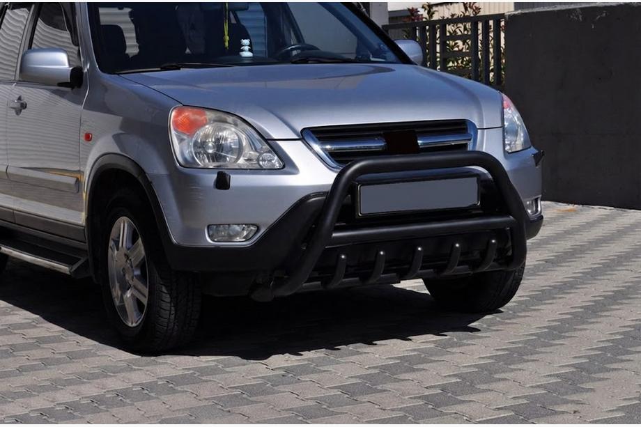 Honda CRV 2001-2006 Parabulloni WT003 Nero (Acciaio Inox) Foto 5