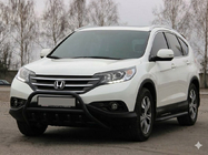 Honda CRV 2012-2016 Protezione Anteriore WT003 Nero (Acciaio Inox) foto 5
