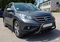 Honda CRV 2012-2016 Protezione Anteriore WT003 Nero (Acciaio Inox) foto 3