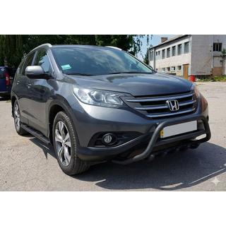 Protezione Anteriore WT003 Nero (Acciaio Inox) Honda CRV 2012-2016 foto 3