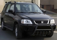 Honda CRV 1996-2001 Parabulloni WT003 Nero Acciaio Inox foto 1