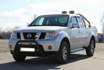 Nissan Navara 2006-2015 Parabullbar WT003 Nero Acciaio Inox foto 5