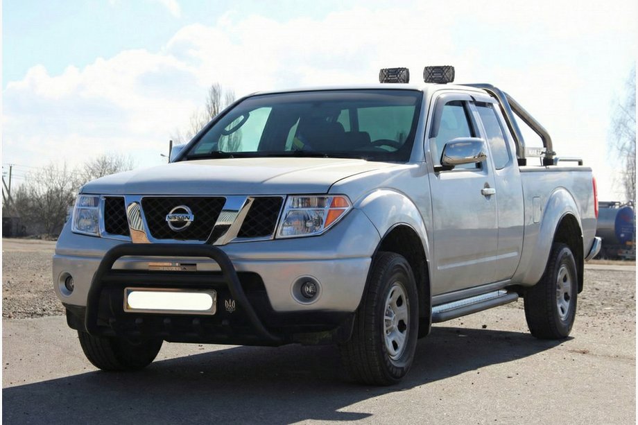 Nissan Pathfinder R51 2005-2014 Parabullbar WT003 Nero Acciaio Inox Foto 4