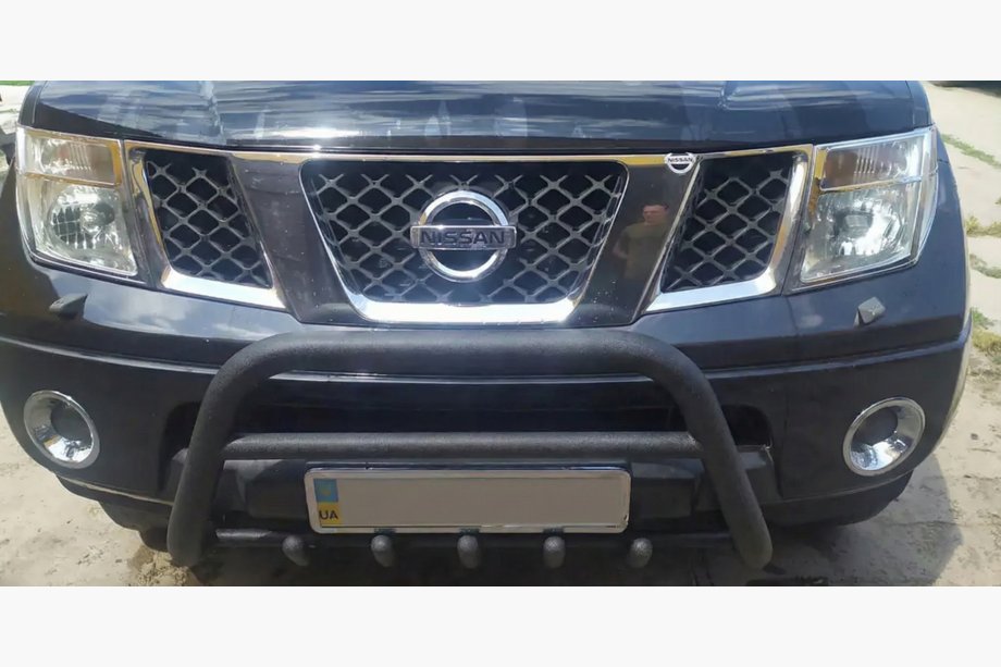 Nissan Pathfinder R51 2005-2014 Parabullbar WT003 Nero Acciaio Inox Foto 3