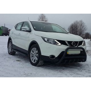 Parabullbar WT003 Nero Acciaio Inox Nissan Qashqai 2014-2021 foto 1