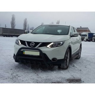 Parabullbar WT003 Nero Acciaio Inox Nissan Qashqai 2014-2021 foto 4