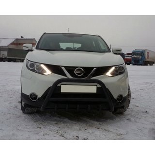 Parabullbar WT003 Nero Acciaio Inox Nissan Qashqai 2014-2021 foto 3