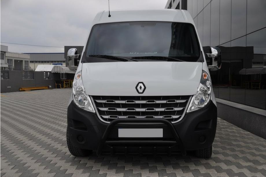 Opel Movano 2010-2021 Parabulloni WT003 Nero (Acciaio Inox) Image