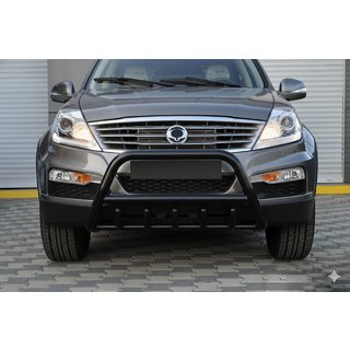 Parabullbar WT003 Nero Acciaio Inox SsangYong Rexton I 2001-2017 foto 1