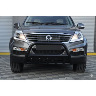 Parabullbar WT003 Nero Acciaio Inox SsangYong Rexton I 2001-2017 foto 4