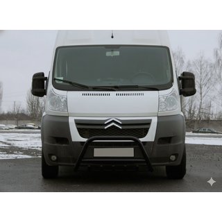 Parabullbar Anteriore WT003 Nero (Acciaio Inox) Fiat Ducato 2006-2025 foto 4
