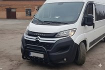 Citroen Jumper 2007-2025 Parabullbar Anteriore WT003 Nero (Acciaio Inox) foto 5