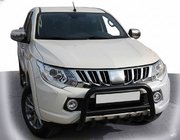 Mitsubishi L200 2015-2024 Parabullbar WT003 Nero Acciaio Inox foto 3
